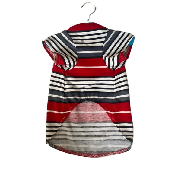 (NWOT) Bond & Co. Stripes Dog Tee T-Shirt – Medium, Red, White, and Blue - Picture 3 of 5